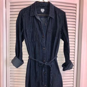 Cotton denim dress